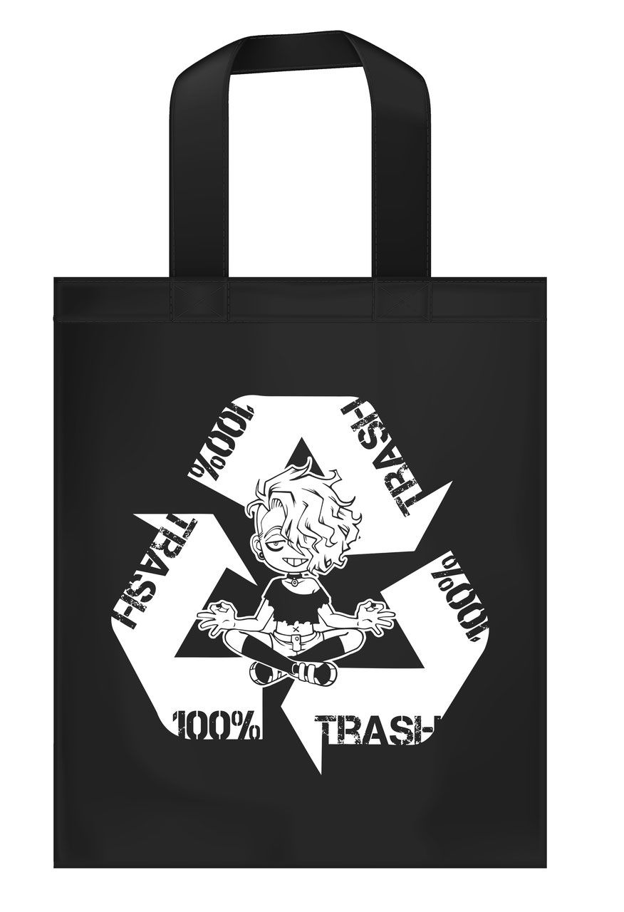 "Recycling Derek" canvas bag