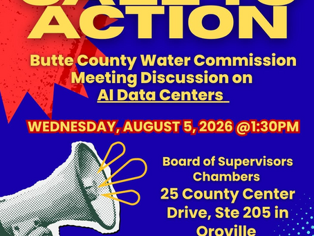 No Data Centers in Butte County. Say So Before Tuesday at Noon.
