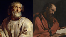 São Pedro, Papa e São Paulo, Apóstolo