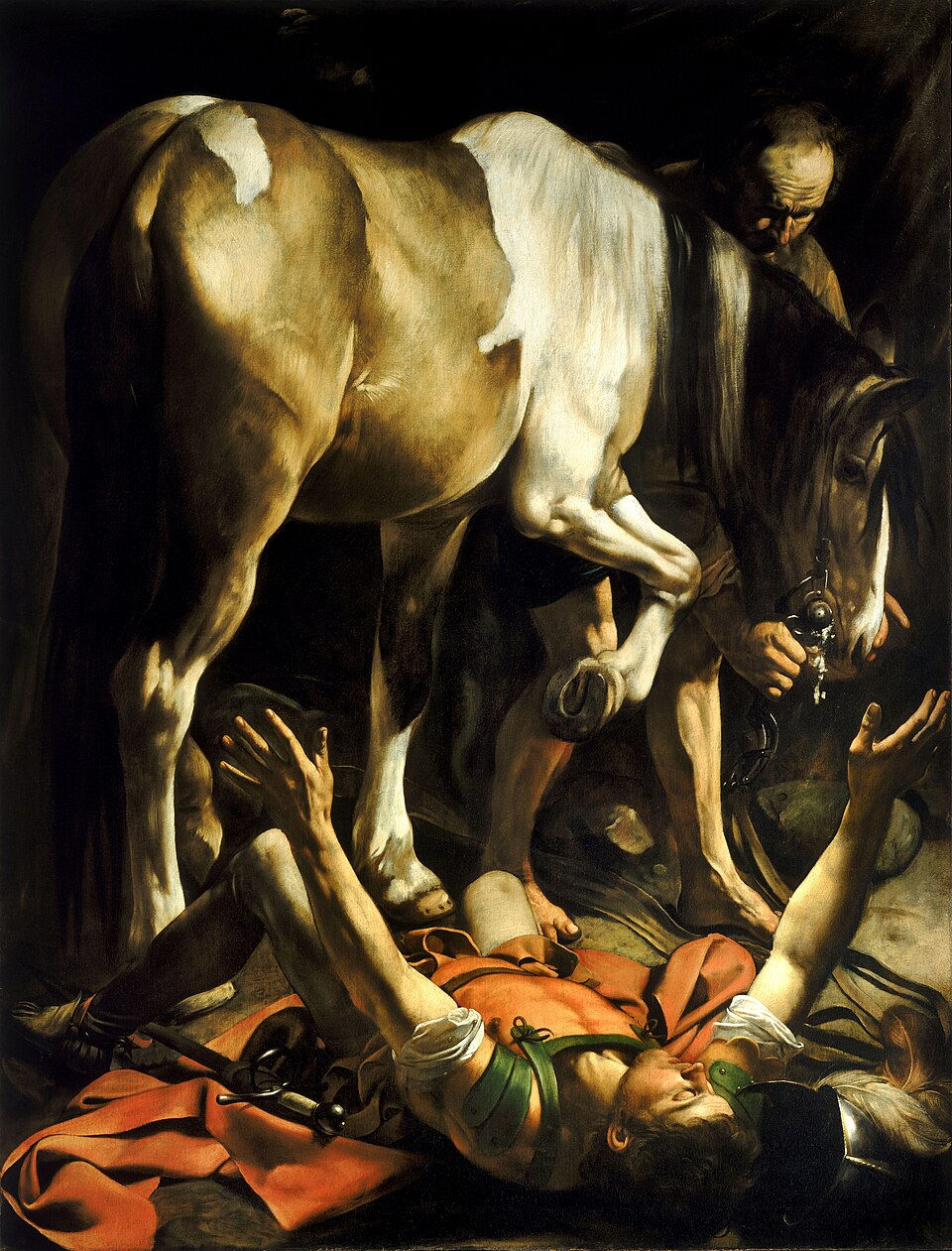 São Paulo. Conversão a caminho de Damasco, por Caravaggio (1571–1610)