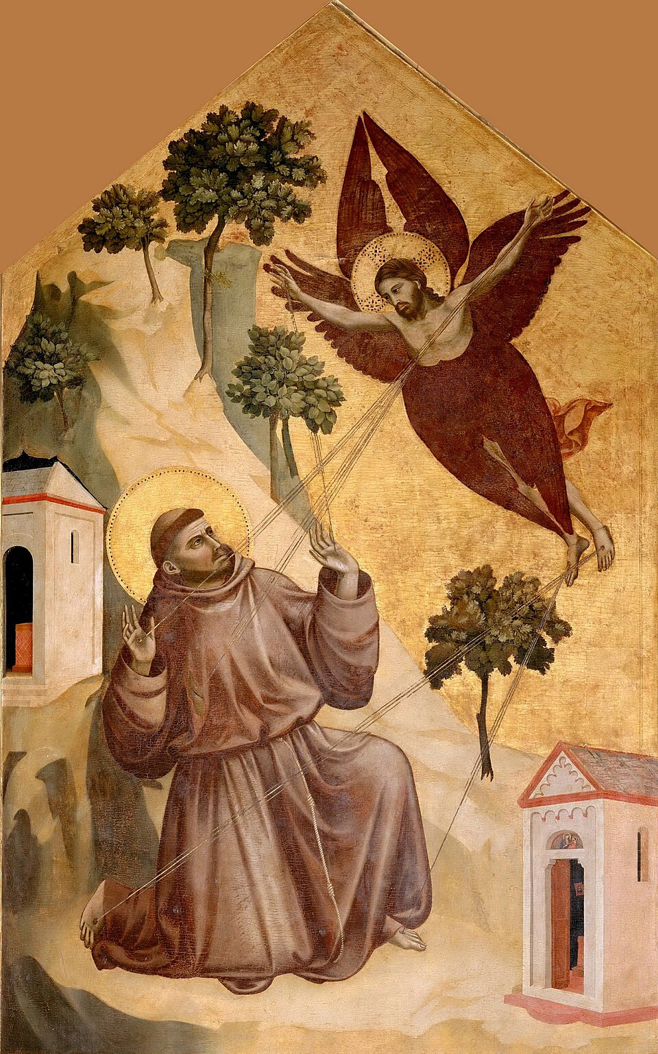 Estigmatização de São Francisco, por Giotto di Bondone (1266–1337)