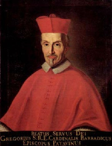 BEATO GREGÓRIO BARBARIGO, CARDEAL E BISPO DE PÁDUA (†1697)