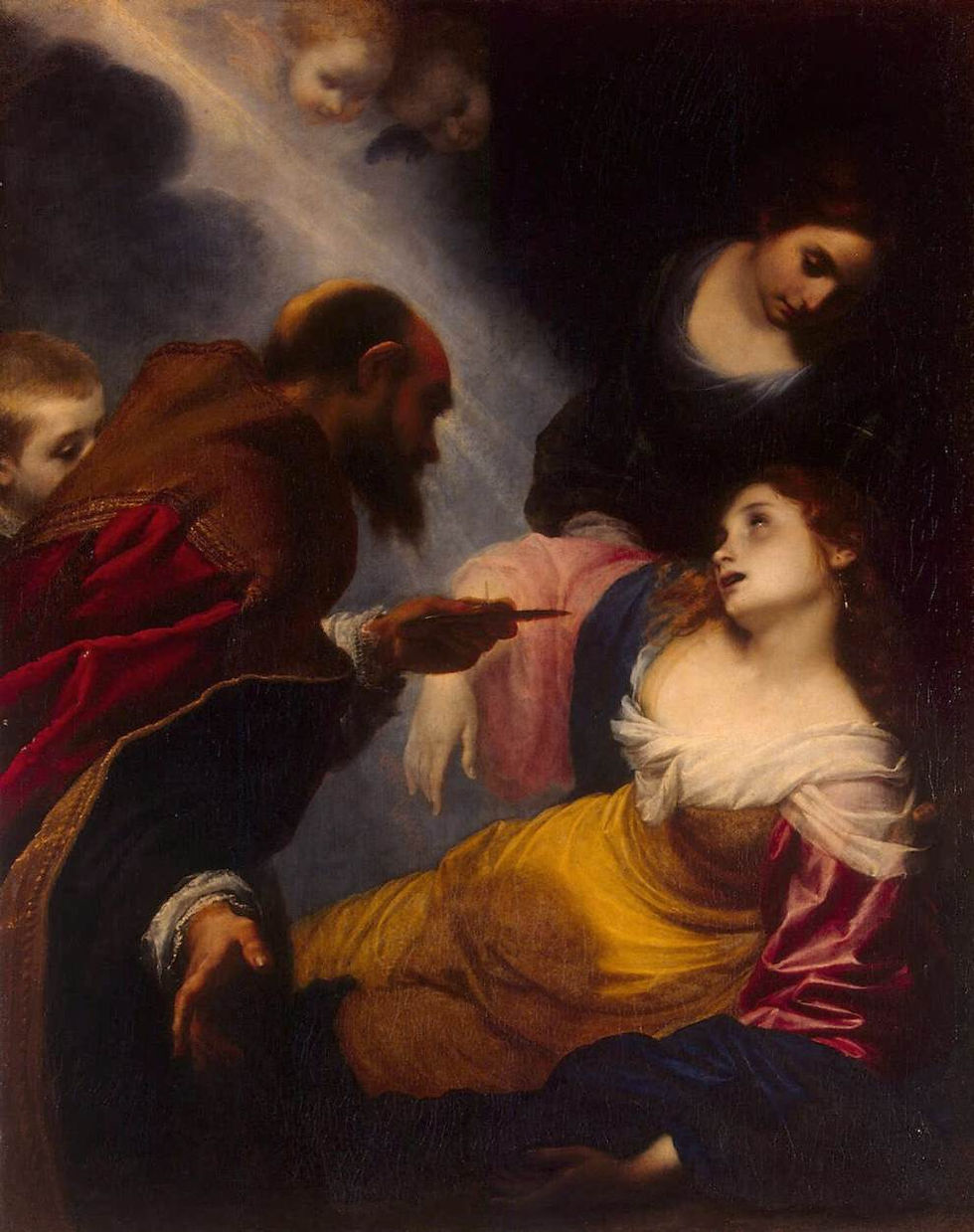 A Morte de Santa Petronila, por Simone Pignoni (1611–1698)