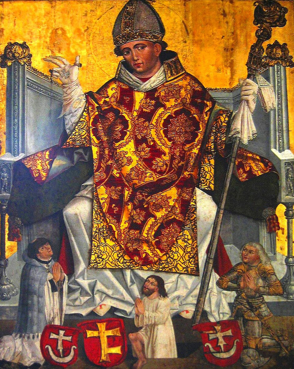 Santo Estanislau de Cracóvia (pintura do século XVI). Fotografia por Mathiasrex Maciej Szczepańczyk