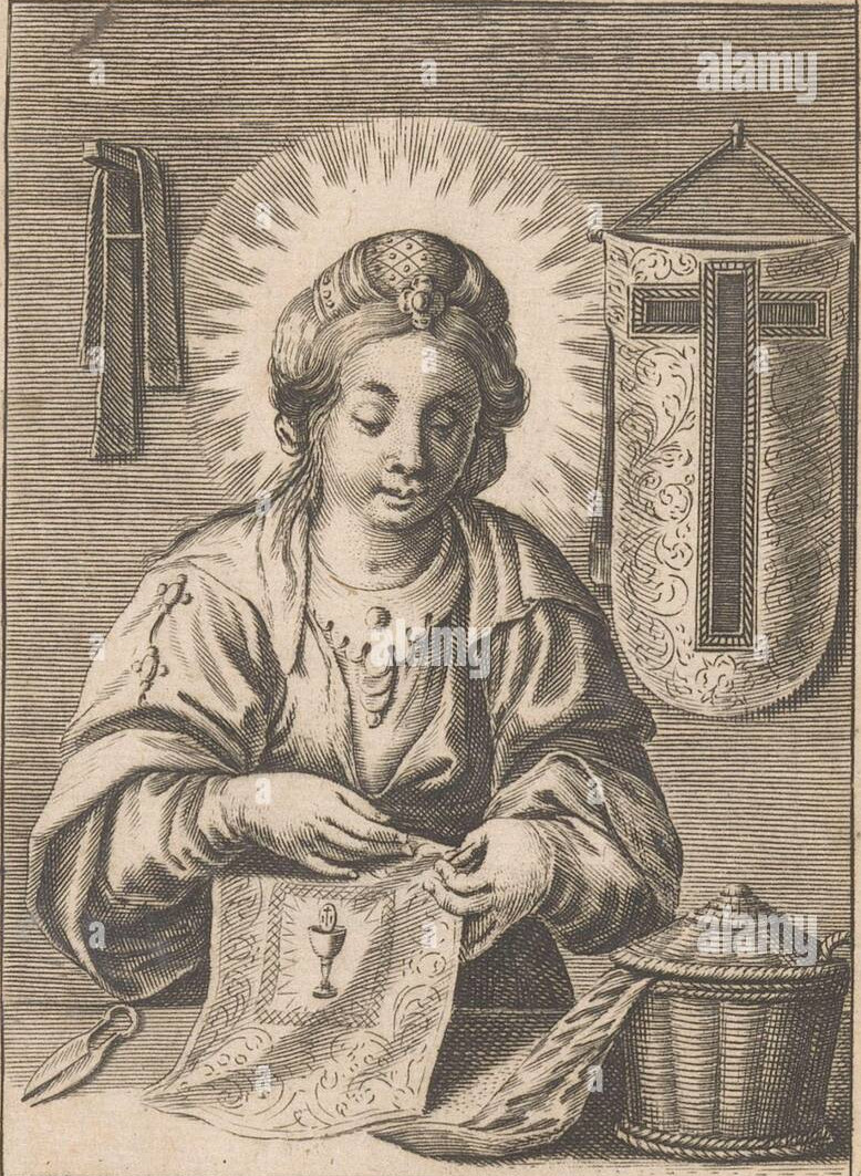 Gravura de Santa Maura de Troyes