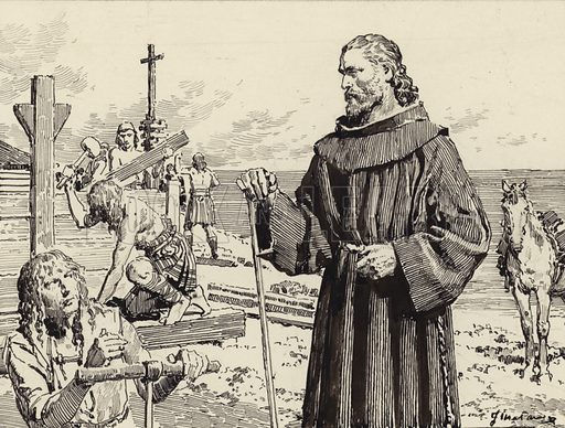 São Columba na Ilha de Iona