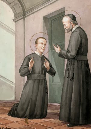 São Gerardo Majela perante Santo Afonso