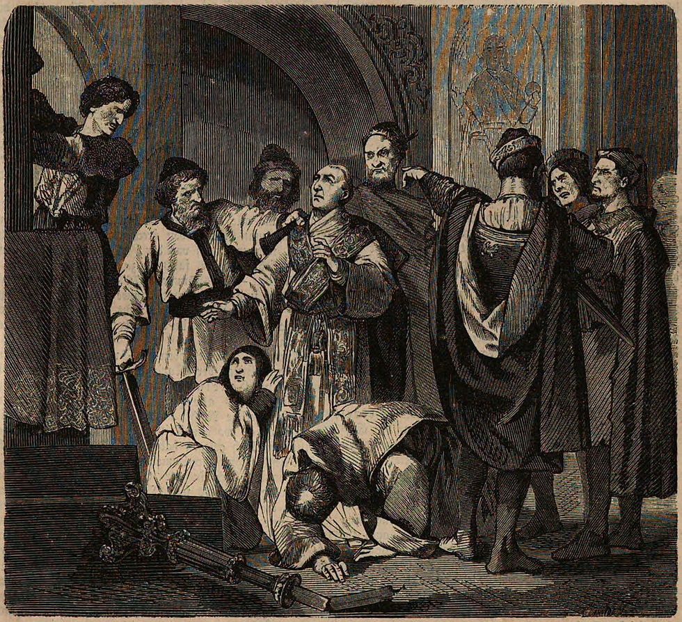 Papa São Gregório VII capturado pelo Cêncio, por Franz Kollarž (1825–1894)
