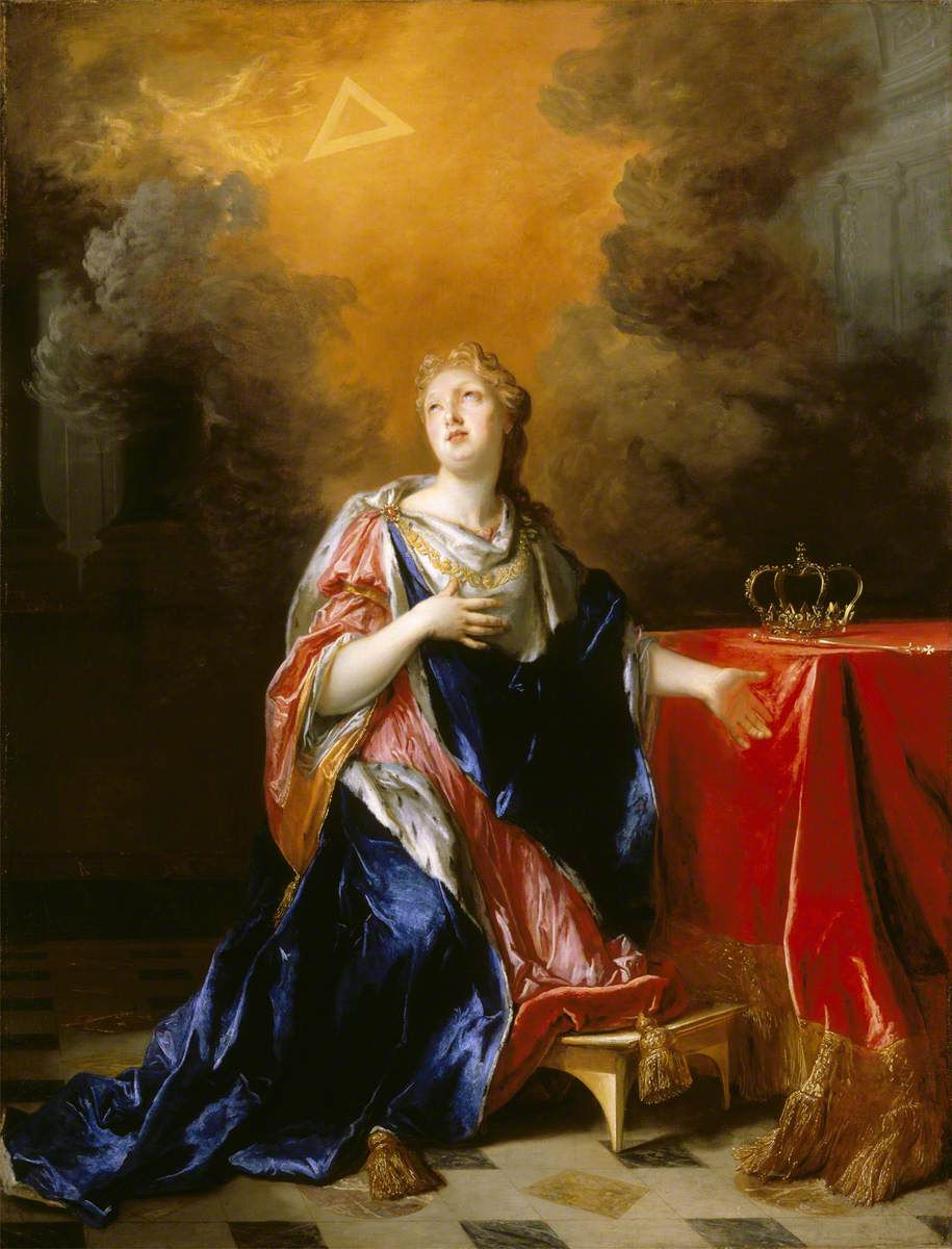 Santa Margarida, rainha da Escócia, por Nicolas de Largillière (1656–1746)