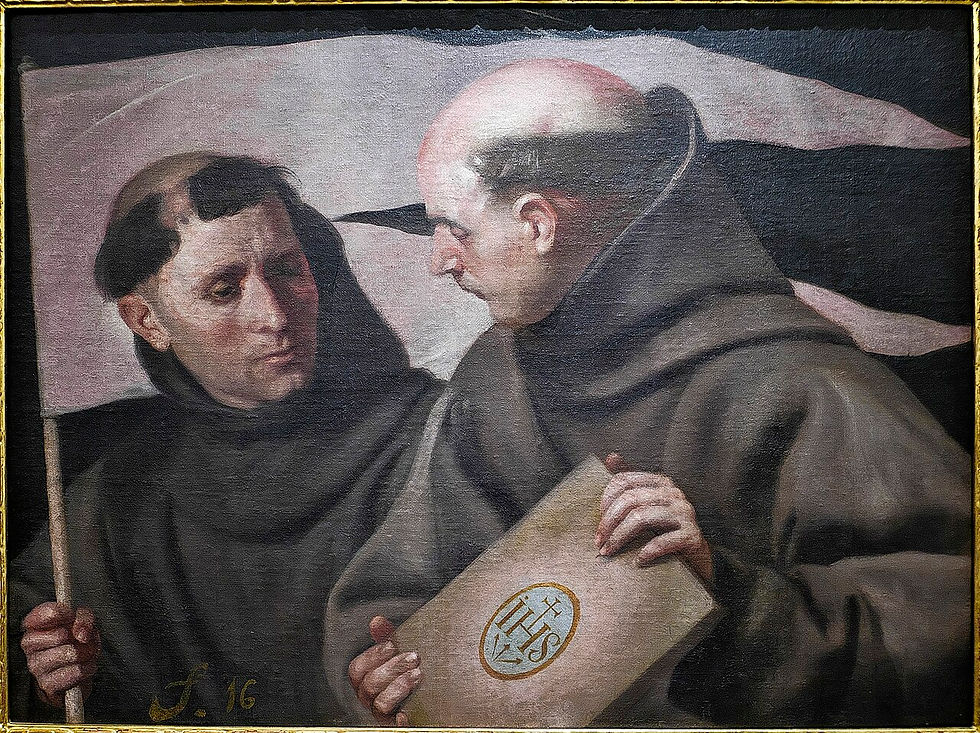 São Bernardino de Sena e São João de Capistrano, por Alonso Cano (1653-1657)