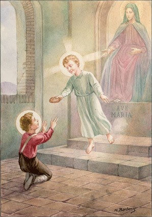 São Gerardo Majela recebe pão do Menino Jesus