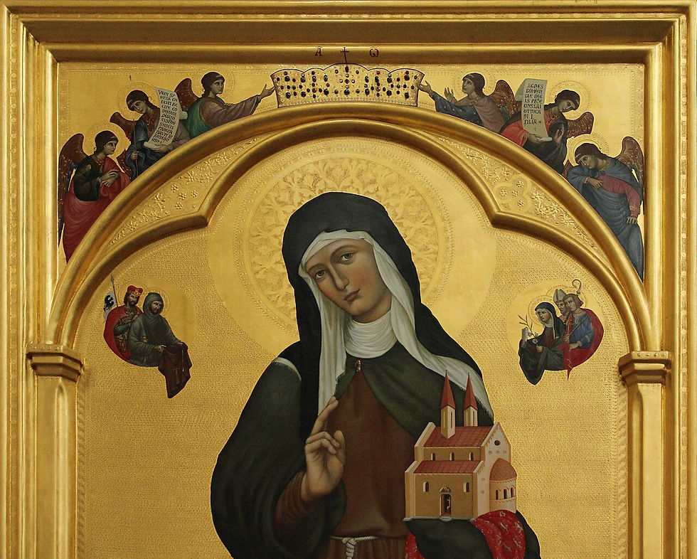 Beata Inês de Boêmia, por Gustav Makarius Tauc