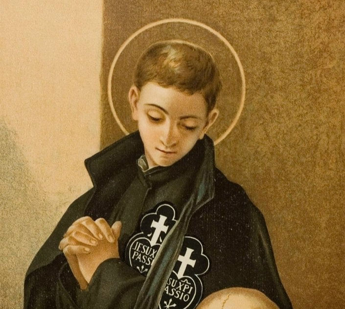 São Gabriel da Virgem Dolorosa meditando