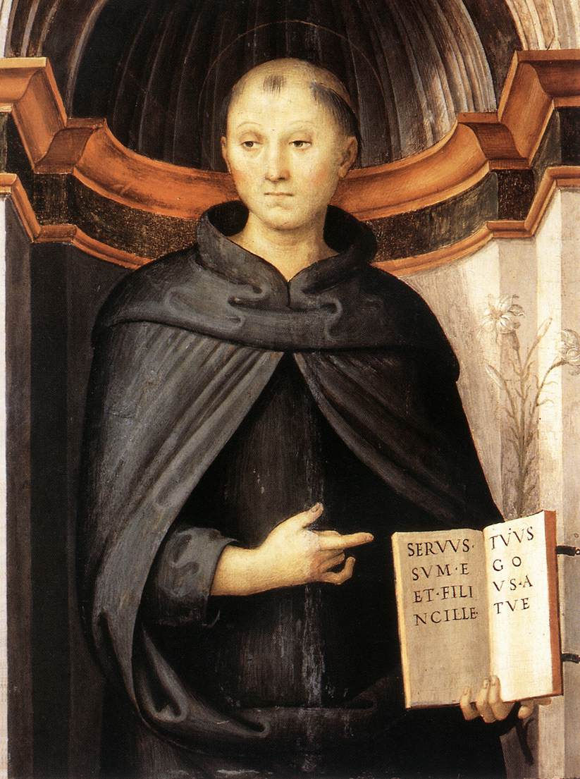 São Filipe Benício, por Pietro Perugino (1448–1523)