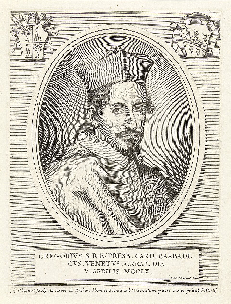 Gravura do Beato Gregório Barbarigo