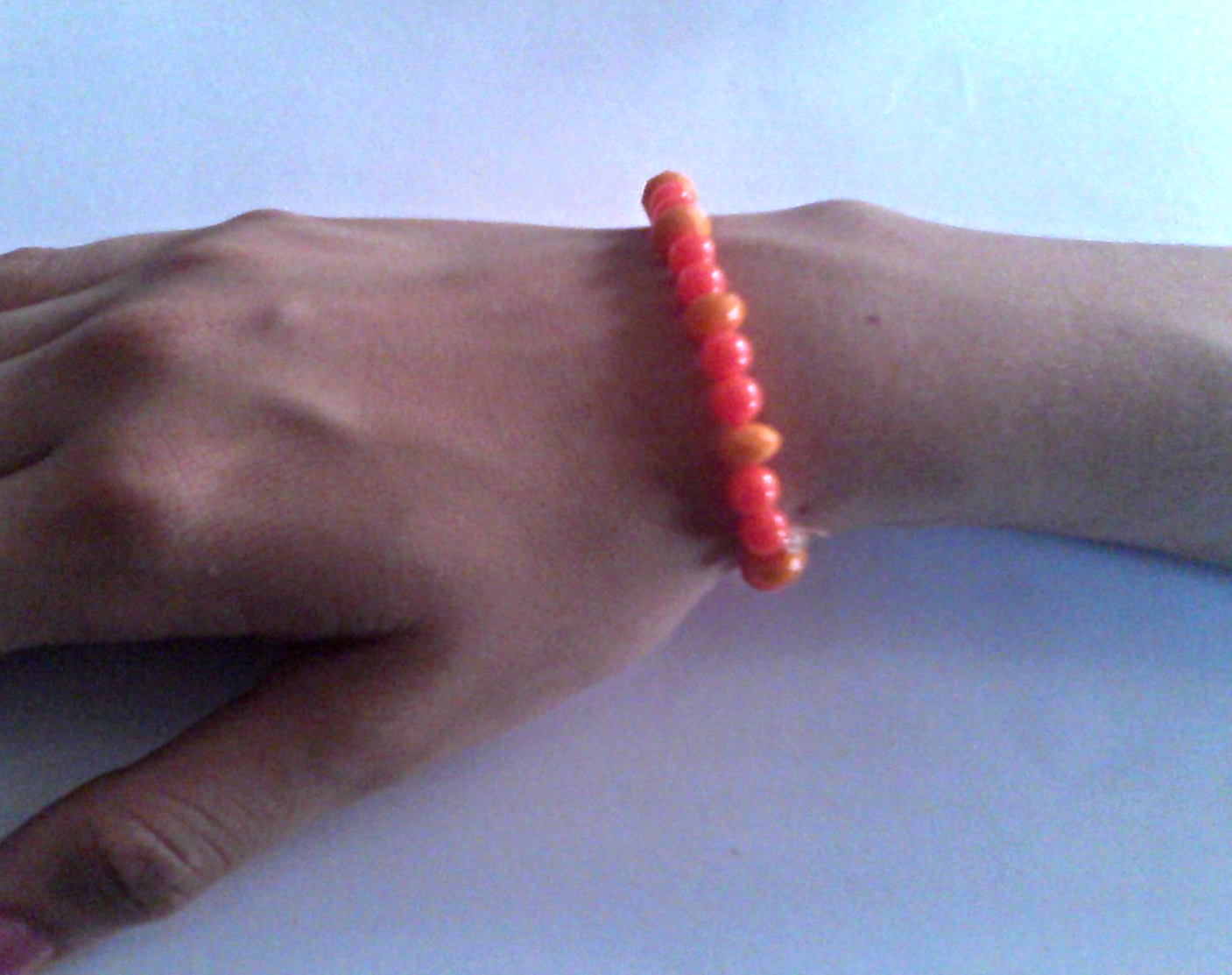 Pulsera bolitas (Naranja)