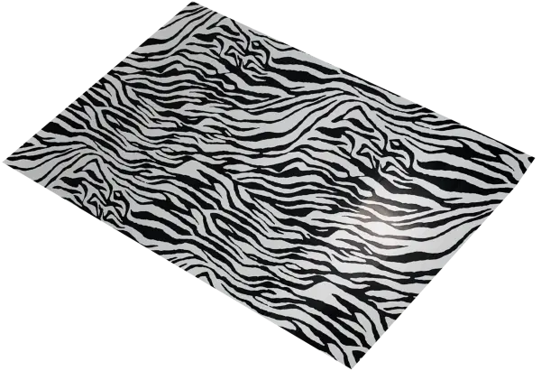 Zebra Pattern Soft Metallic 12x20