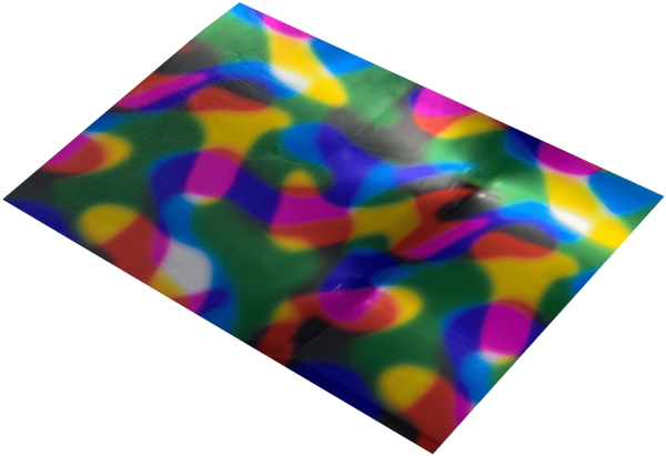 Rainbow Brush Soft Metallic 12x20