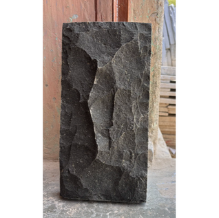 Black Basalt Rockface Wall Panel for textured walls, exterior facades and architectural applications