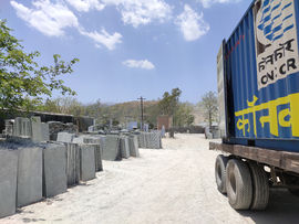 Kota Stone manufacturing facility in Ramganjmandi Rajasthan
