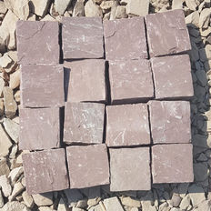 Mandana Red Sandstone Cobble Stone for driveways, pathways, paving and landscaping