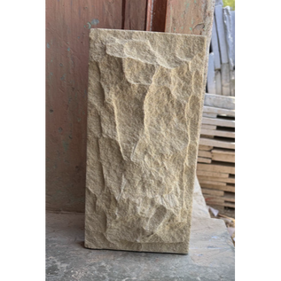 Autumn Brown Sandstone Rockface Wall Panel for textured walls, exterior facades and architectural applications
