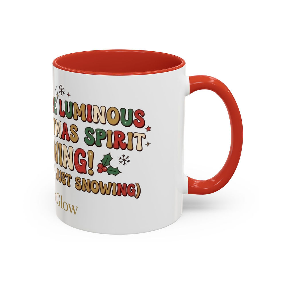 Thumbnail: Luminous Christmas Spirit Coffee Mug | Accent Mug 11oz 15oz