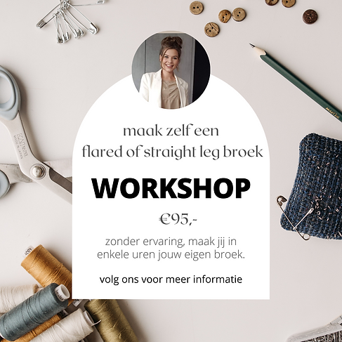 workshop broek maken