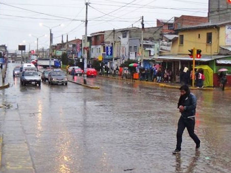 Se presenciará intensas lluvias, granizo y aguanieve en localidades de la Sierra