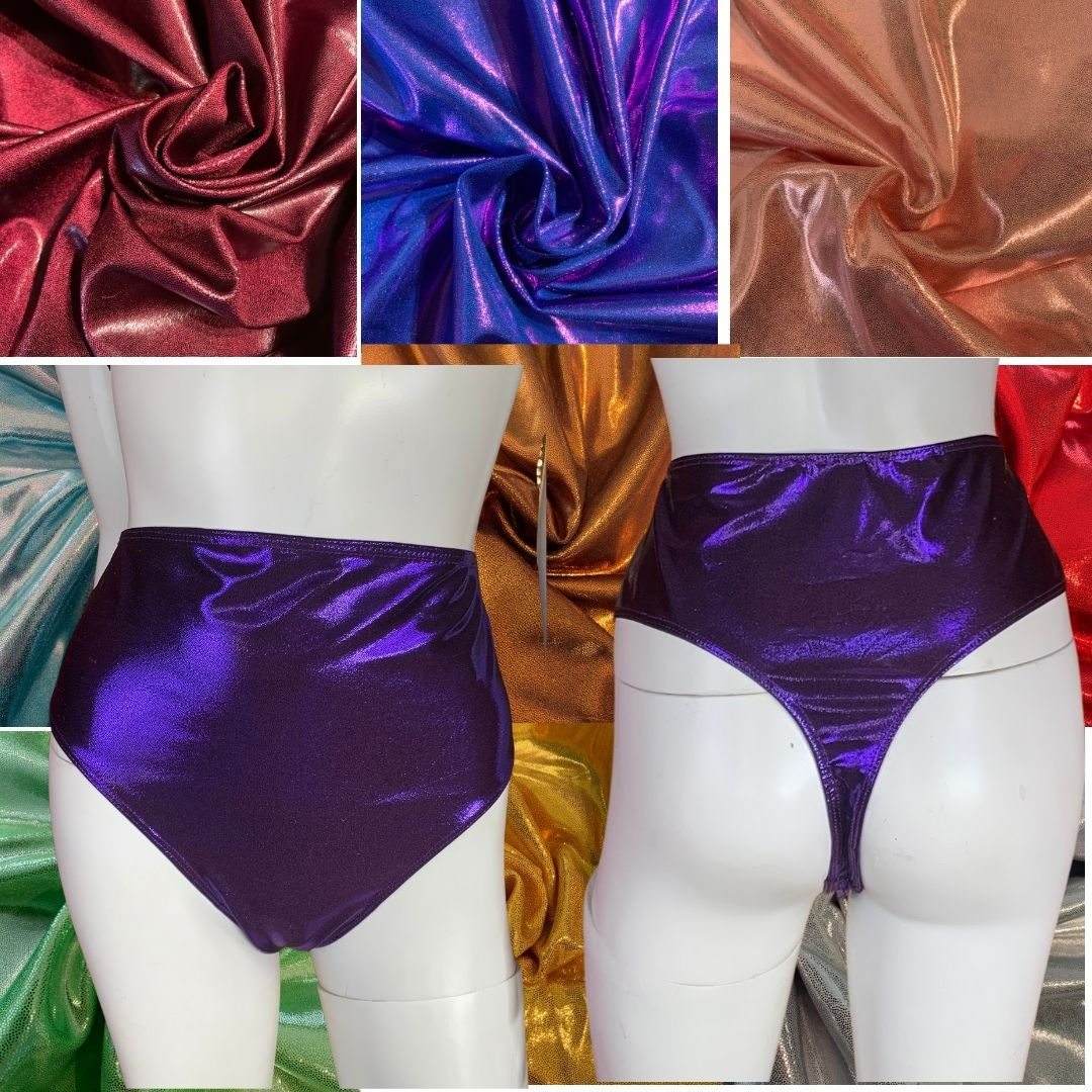 Mystique Sparkle Spandex High Waist Thong