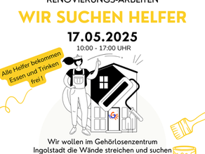 Wir suchen noch Helfer