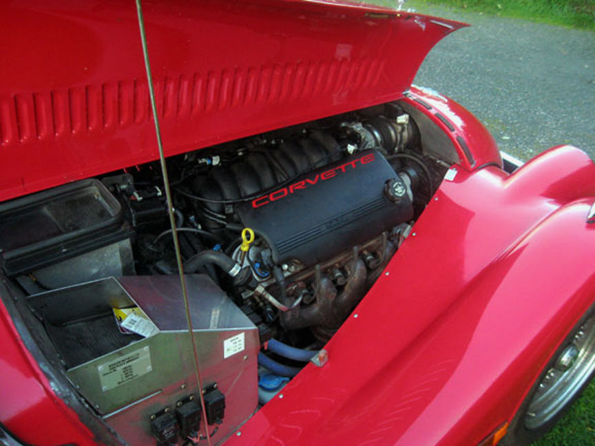 Morgan with Corvette engine
