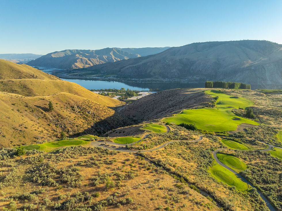 Desert Canyon Aerial of Hole 15