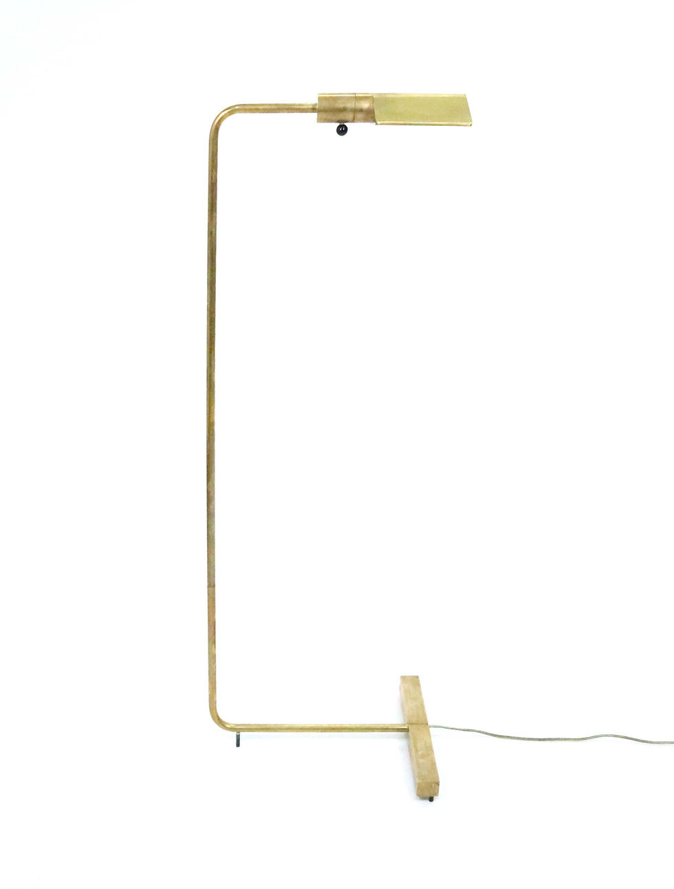 Thumbnail: Cedric Hartman Swiveling Brass Floor Lamp