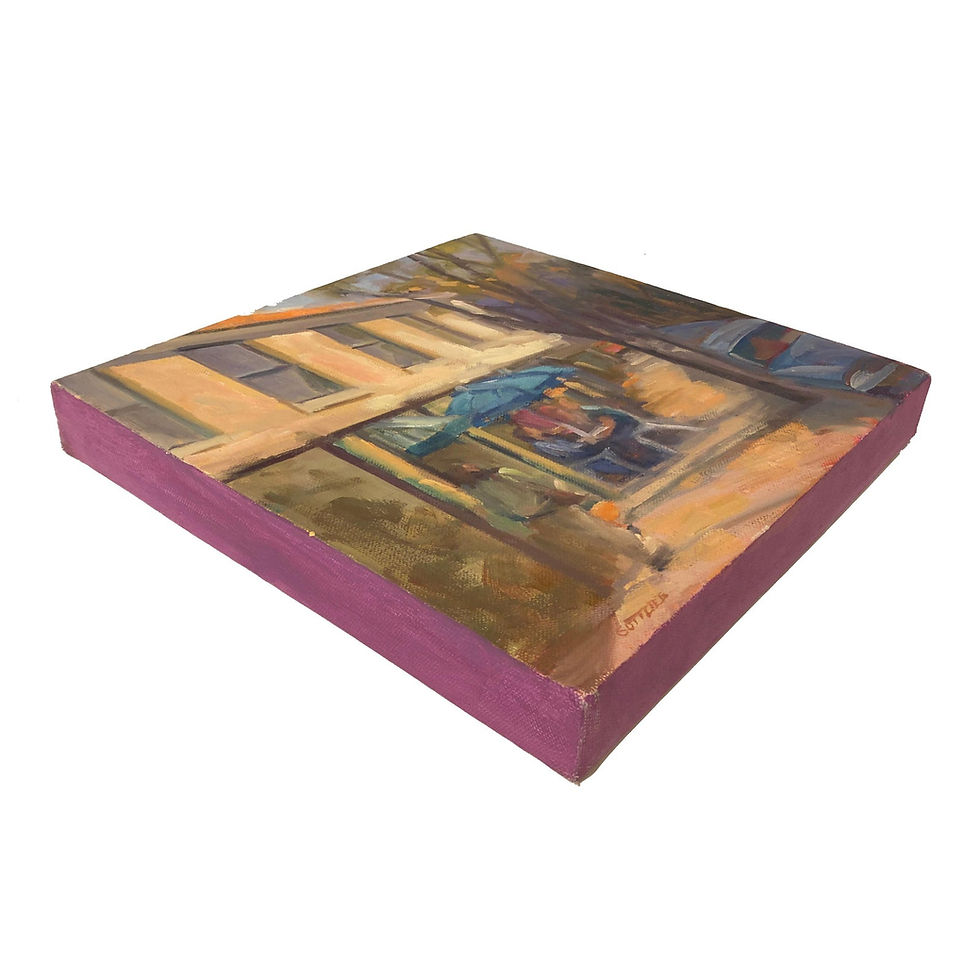 Thumbnail: "32nd Street, Highlands Scene" by Frances Gottlieb.