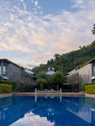 A weekend at the pristine beach of the beautiful Marriot Nai Yang beach in Phuket Thailand