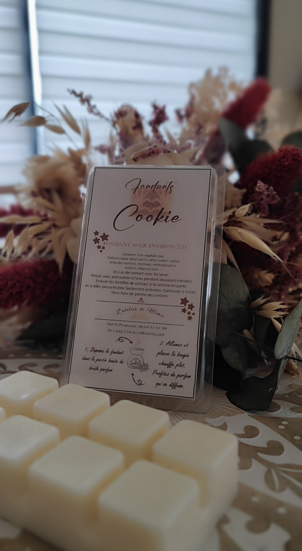 Tablette fondant parfumé Cookie