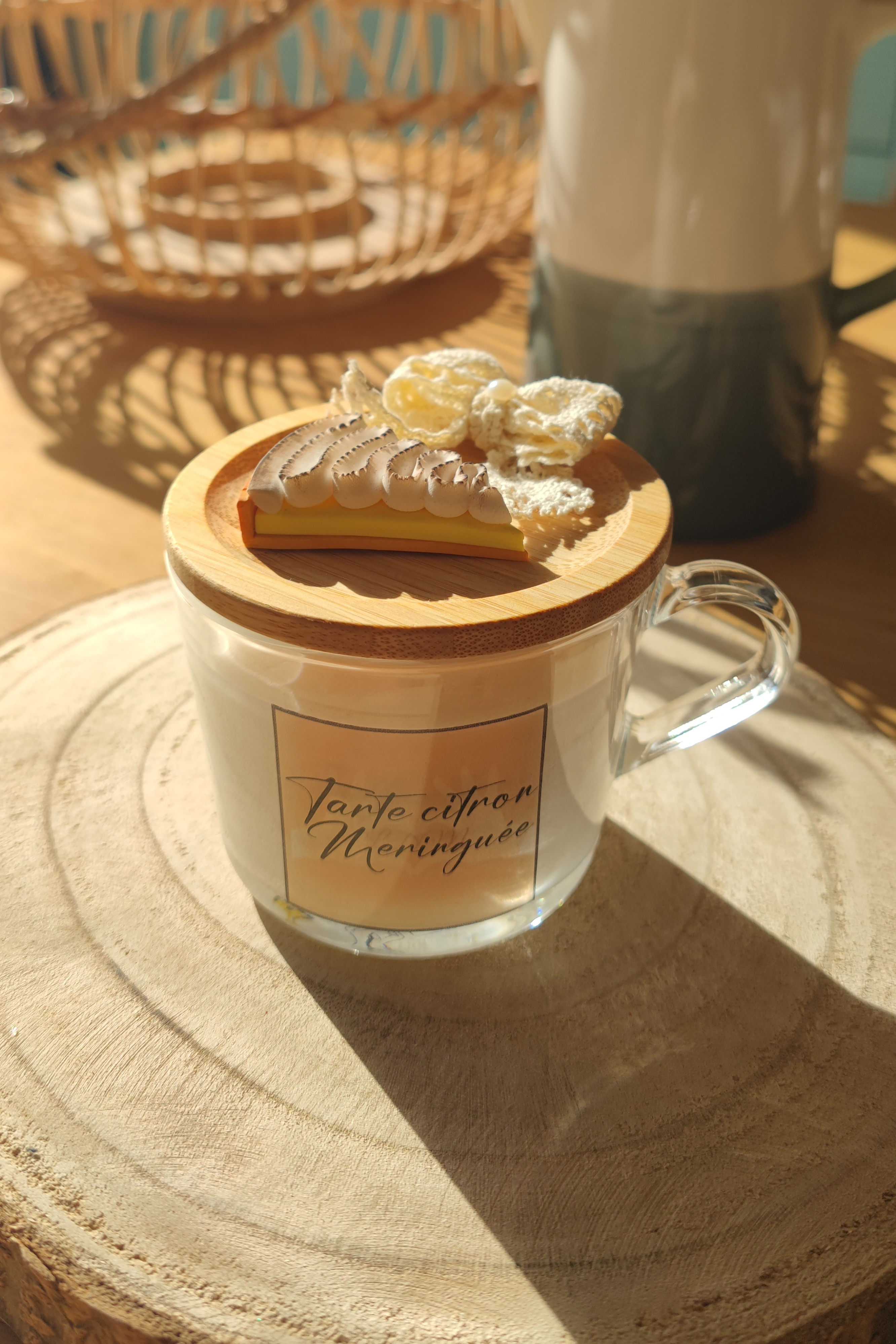 Bougie Tarte citron meringuée