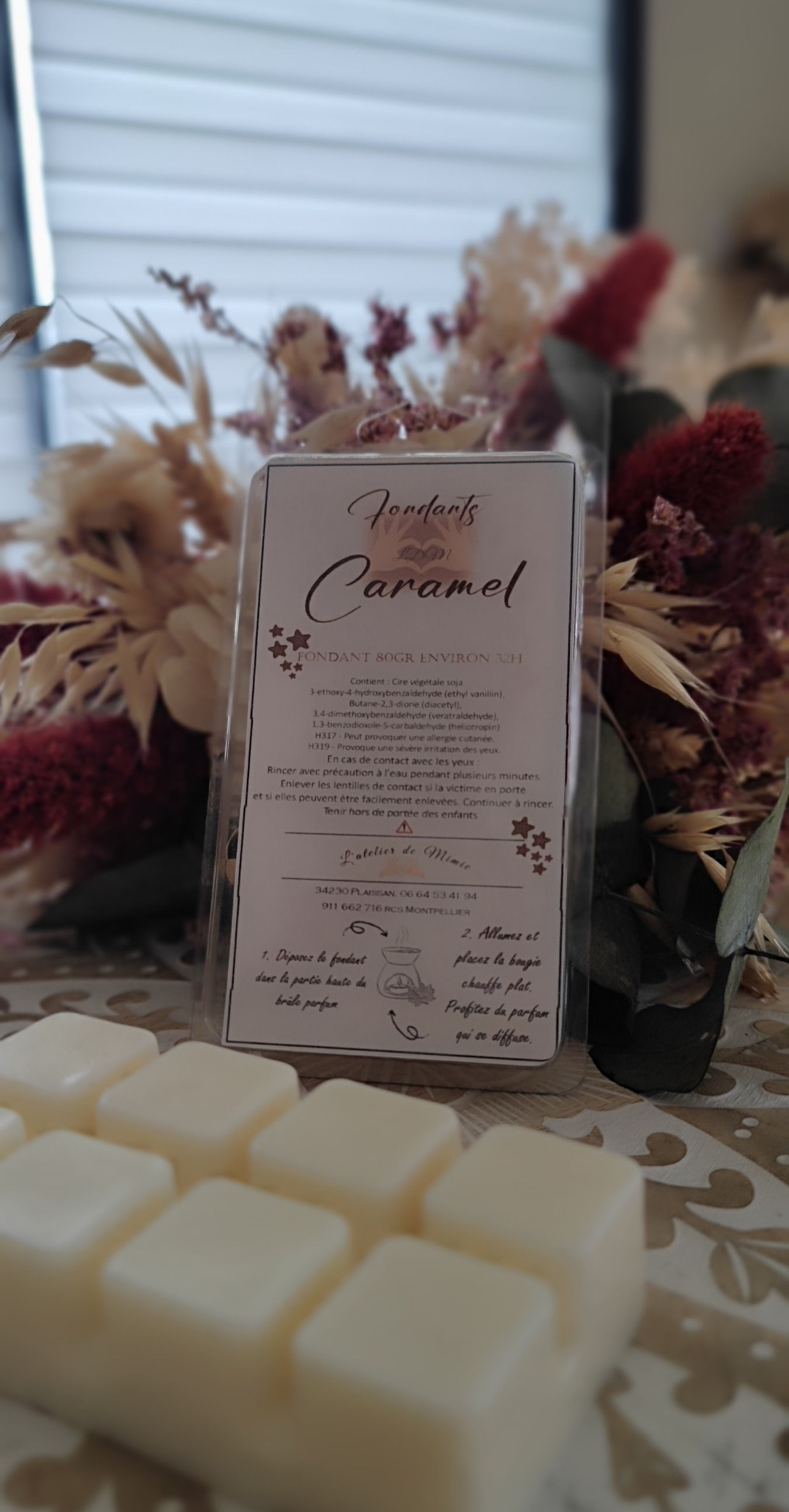 Tablette fondant parfumé Caramel