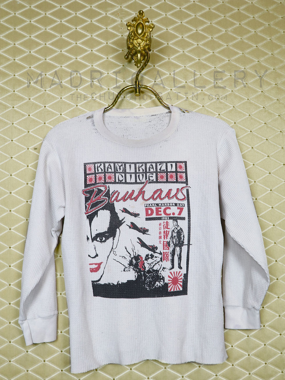 Thumbnail: BAUHAUS tour shirt (Peter Murphy Love Rockets Tones Tail Siouxsie Cure vampire)