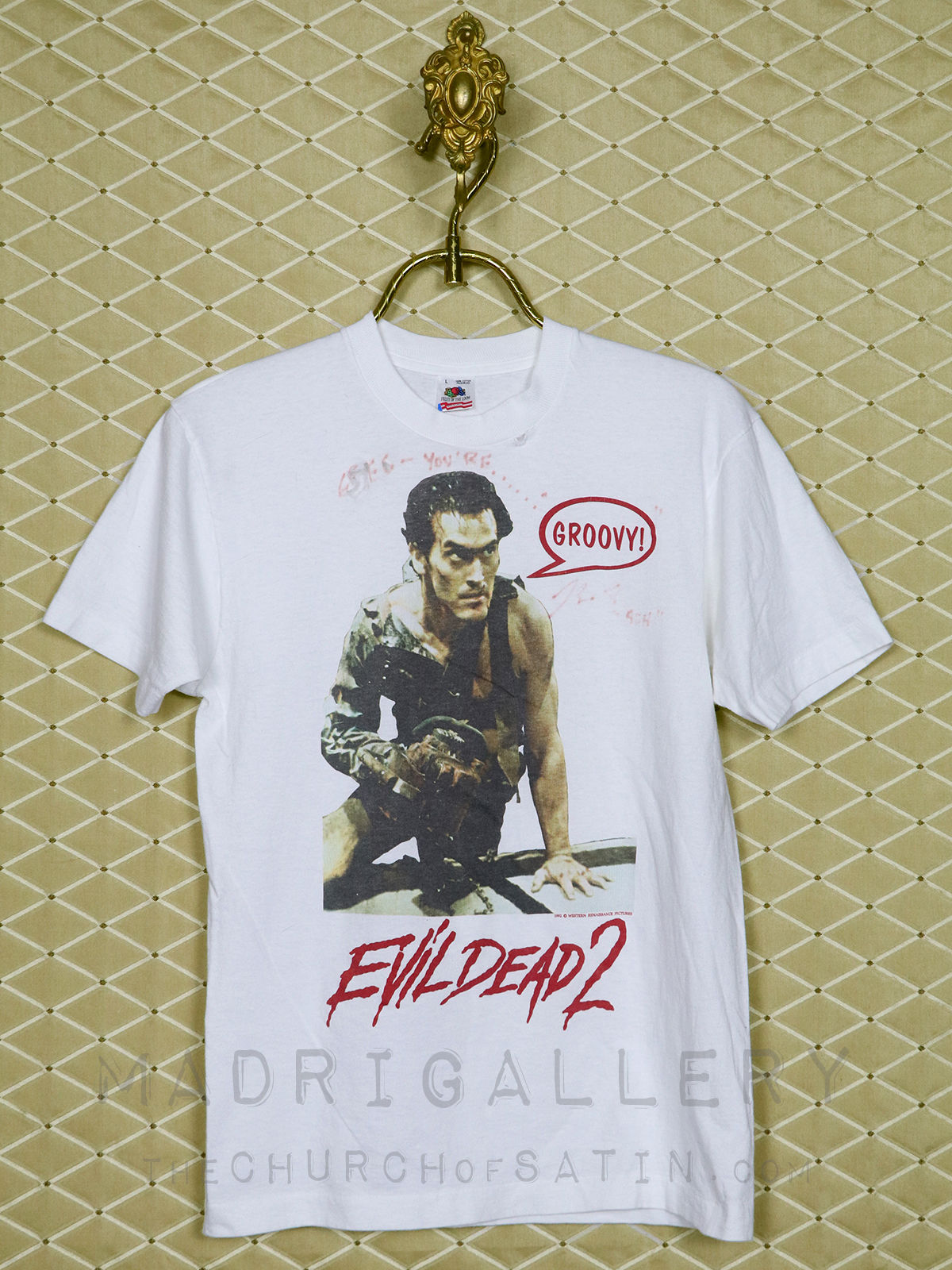 EVIL DEAD 2 horror t-shirt (Zombie Army Darkness Crypt Living Dawn Day Return)