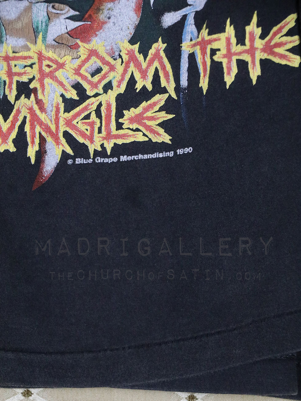 Thumbnail: SEPULTURA 1990 tour t-shirt (Kreator Metallica Ministry Slayer  Napalm Death)