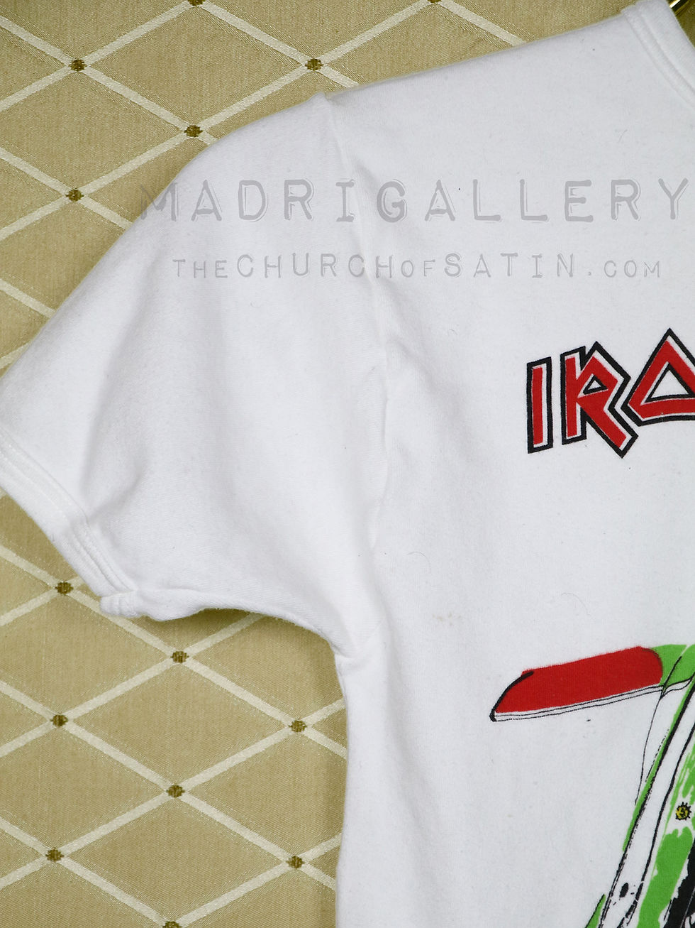 Thumbnail: IRON MAIDEN Aces High t-shirt 1984 Powerslave World Slavery (Slayer Metallica)