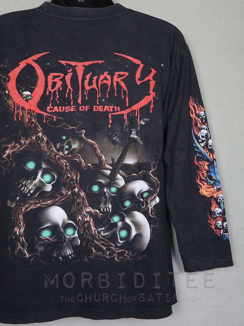 Thumbnail: OBITUARY shirt (Possessed Autopsy Terrorizer Morbid Angel Death)
