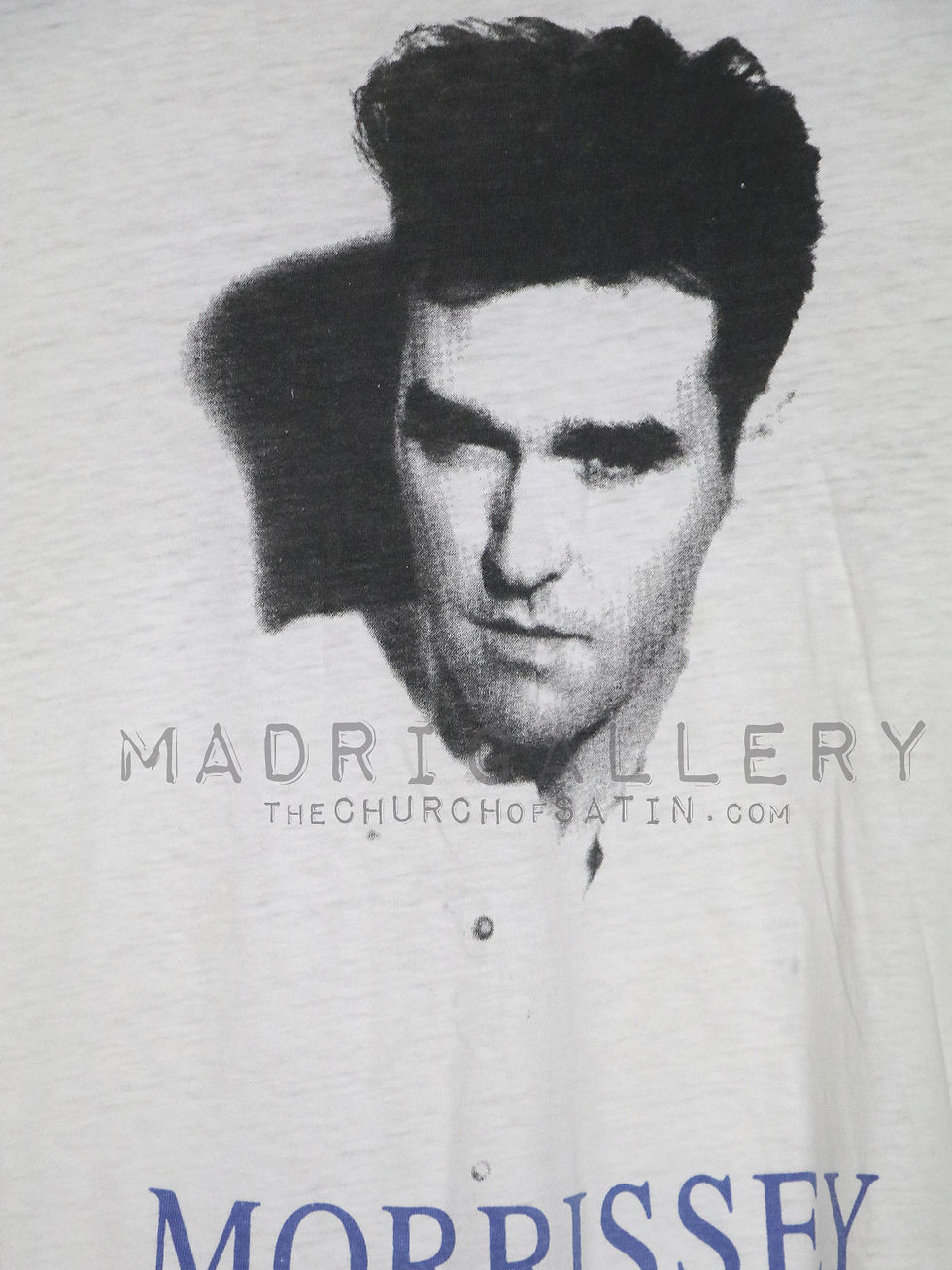 Thumbnail: MORRISSEY shirt (Smiths Joy Division Depeche Mode Echo Bunnymen Nick Cave Sioux)