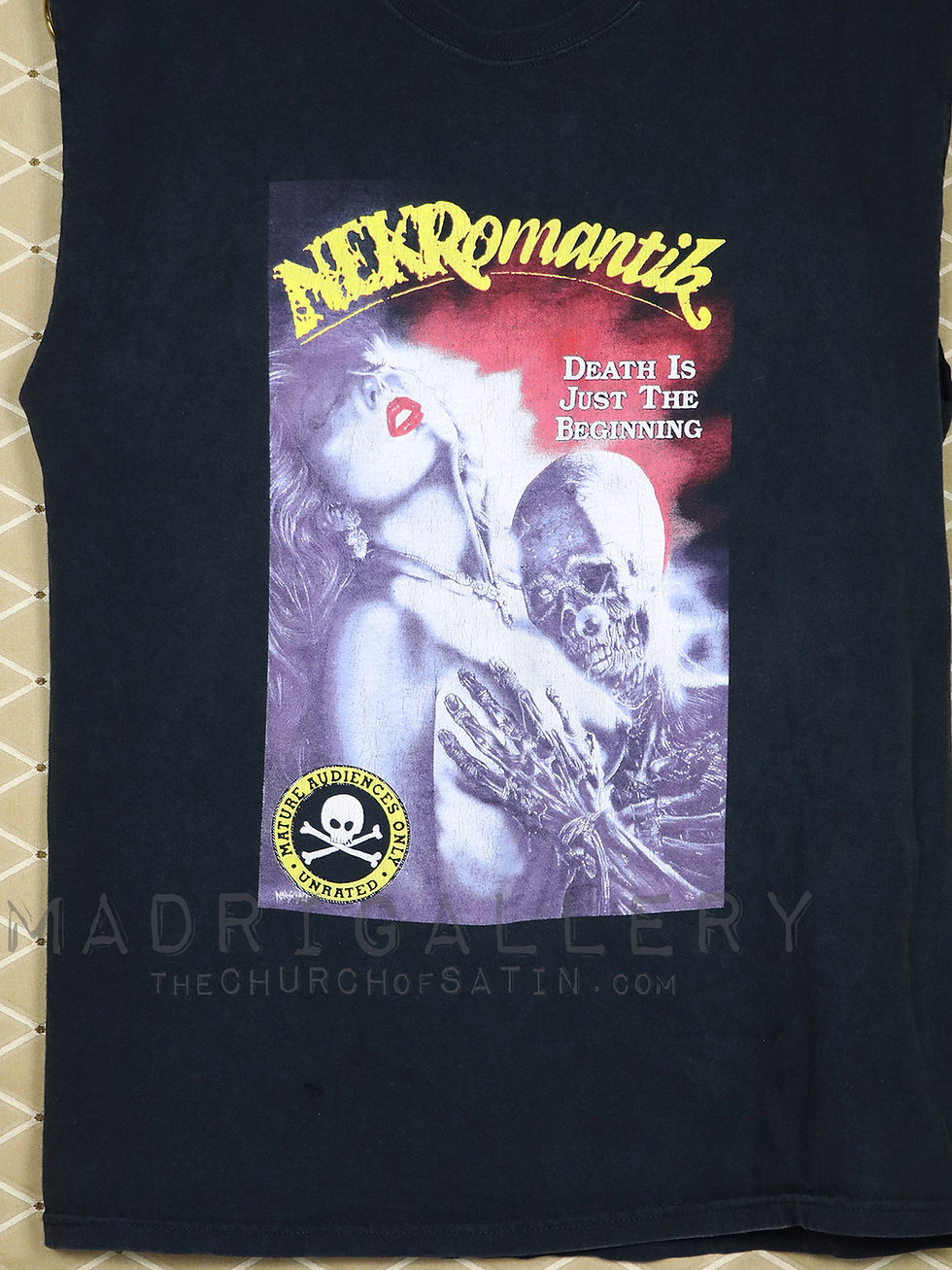 Thumbnail: NEKROMANTIK shirt (American Psycho Texas Chainsaw Massacre Suspiria Evil Dead)