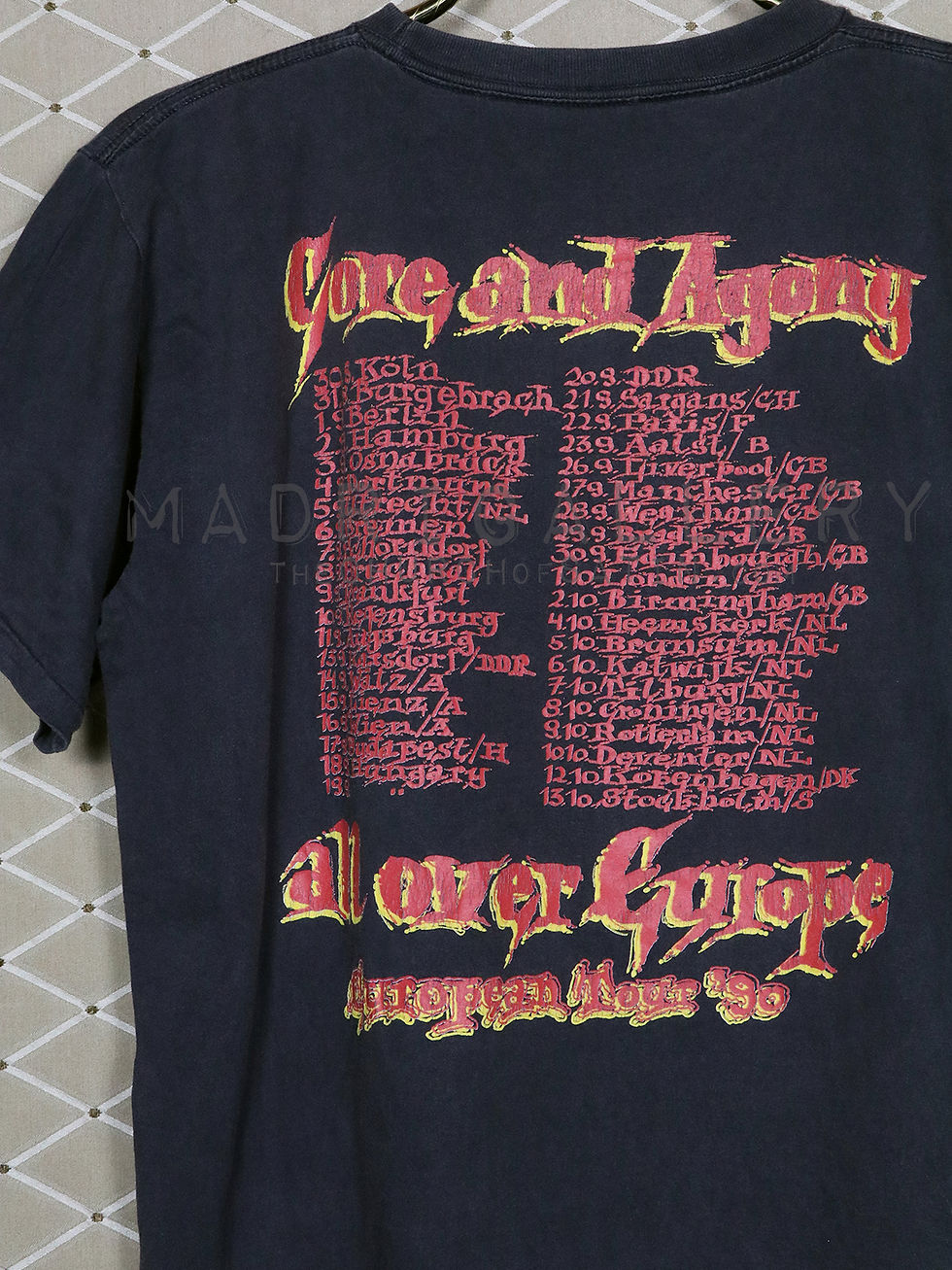 Thumbnail: MORGOTH tour shirt (Slayer Testament Behemoth Dismember Entombed Exumer Kreator)
