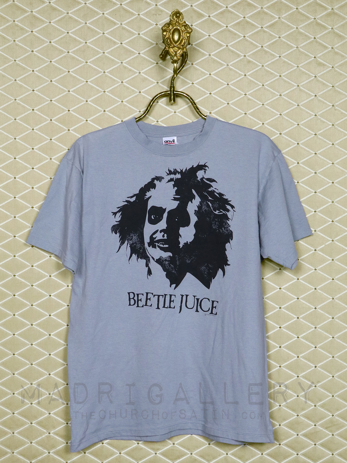 BEETLEJUICE shirt (gothic punk Elvira Lost Boys Scissorhands Ghostbusters)