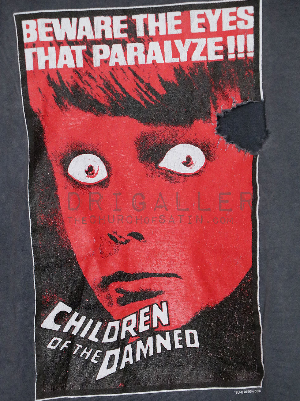 Thumbnail: CHILDREN OF THE DAMNED shirt (Exorcist Rosemarys Baby Tales Crypt Alien Species)