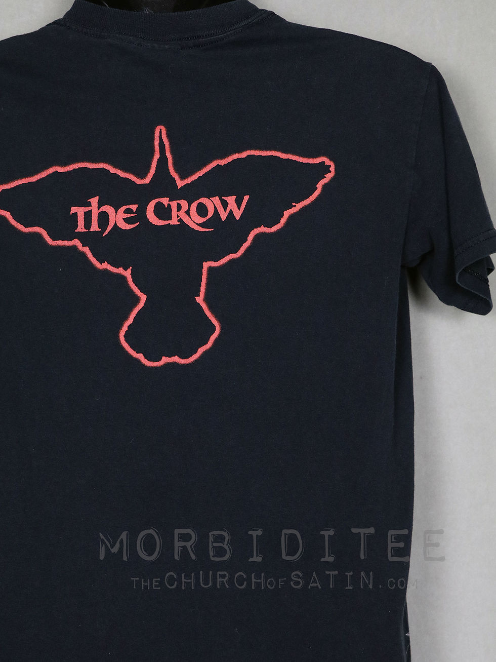 Thumbnail: CROW shirt (Scissorhands Wolverine Dracula goth punk Elvira Vampira Nosferatu)